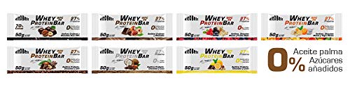 Barritas Proteínas Energéticas Whey Protein BAR By Torreblanca - 20 Barritas de 50g - Sin Azúcar añadida - Ingredientes 100% Naturales - Suplementos Alimentación - Vitobest (Chocolate Puro)