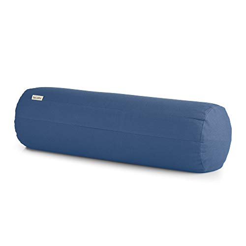 basaho Bolster Yoga | Algodón Orgánico (Certificación Gots) | Cáscara de Trigo Sarraceno | Funda Extraíble Lavable (Azul Empolvado) basaho Bolster Yoga | Algodón Orgánico (Certificación Gots) | Cáscara de Trigo Sarraceno | Funda Extraíble Lavable (Azul Empolvado)