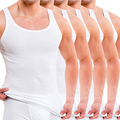 Bascar - Chándal para Hombre, chándal para Hombre, Chaleco, Chaleco, Chaleco, Ropa Deportiva, Deporte, Gimnasio, Outfit, Traje de Ocio Blanco L Bascar - Chándal para Hombre, chándal para Hombre, Chaleco, Chaleco, Chaleco, Ropa Deportiva, Deporte, Gimnasio, Outfit, Traje de Ocio Blanco L