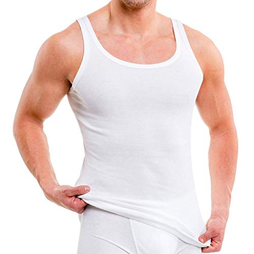 Bascar - Chándal para Hombre, chándal para Hombre, Chaleco, Chaleco, Chaleco, Ropa Deportiva, Deporte, Gimnasio, Outfit, Traje de Ocio Blanco L Bascar - Chándal para Hombre, chándal para Hombre, Chaleco, Chaleco, Chaleco, Ropa Deportiva, Deporte, Gimnasio, Outfit, Traje de Ocio Blanco L
