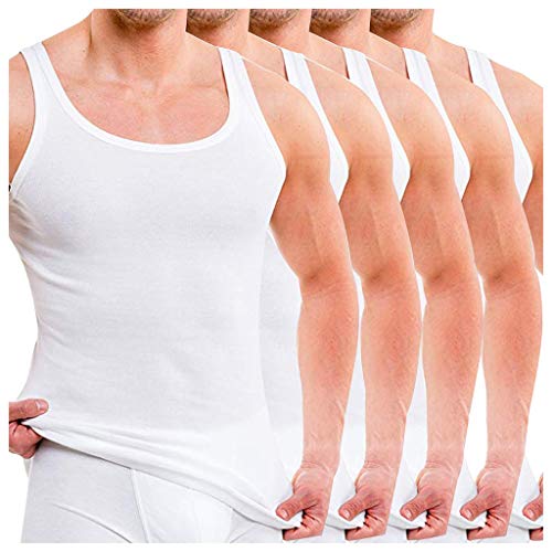 Bascar - Chándal para Hombre, chándal para Hombre, Chaleco, Chaleco, Chaleco, Ropa Deportiva, Deporte, Gimnasio, Outfit, Traje de Ocio Blanco L Bascar - Chándal para Hombre, chándal para Hombre, Chaleco, Chaleco, Chaleco, Ropa Deportiva, Deporte, Gimnasio, Outfit, Traje de Ocio Blanco L