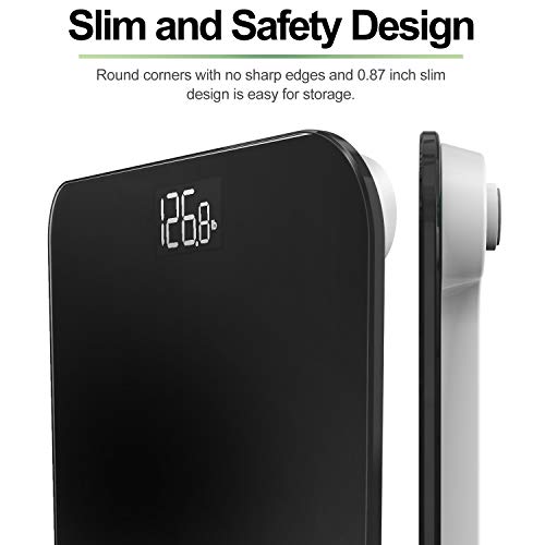 Báscula De Baño Digital RENPHO, Báscula De Peso Corporal De Alta Precisión Con Pantalla Iluminada, Tecnología Step-On, 400 Lb, Negro Báscula De Baño Digital RENPHO, Báscula De Peso Corporal De Alta Precisión Con Pantalla Iluminada, Tecnología Step-On, 400 Lb, Negro