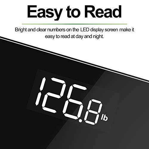 Báscula De Baño Digital RENPHO, Báscula De Peso Corporal De Alta Precisión Con Pantalla Iluminada, Tecnología Step-On, 400 Lb, Negro Báscula De Baño Digital RENPHO, Báscula De Peso Corporal De Alta Precisión Con Pantalla Iluminada, Tecnología Step-On, 400 Lb, Negro