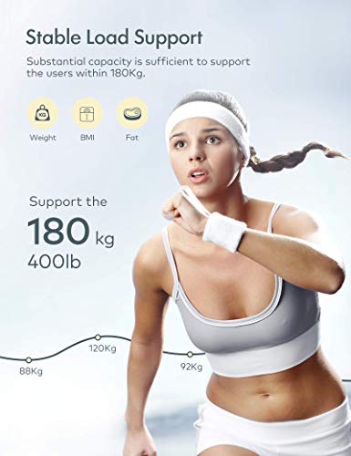 Báscula Grasa Corporal, Roffie Báscula de Baño Digital Báscula de Peso Inteligente con Indice de Grasa Corporal, Wireless Monitores de Composición Corporal Analizar 23 Funciones con APP Negro Báscula Grasa Corporal, Roffie Báscula de Baño Digital Báscula de Peso Inteligente con Indice de Grasa Corporal, Wireless Monitores de Composición Corporal Analizar 23 Funciones con APP Negro