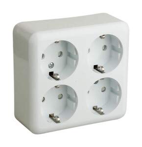 Base schuko de 4 tomas 16A/250V~ Electro Dh 36.470/4B/B 8430552106981 Base schuko de 4 tomas 16A/250V~ Electro Dh 36.470/4B/B 8430552106981