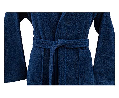 Bassetti - Albornoz con capucha para hombre/mujer, disponible en varias tallas y colores, 100% algodón Bassetti - Albornoz con capucha para hombre/mujer, disponible en varias tallas y colores, 100% algodón