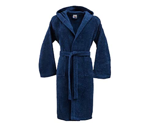 Bassetti - Albornoz con capucha para hombre/mujer, disponible en varias tallas y colores, 100% algodón Bassetti - Albornoz con capucha para hombre/mujer, disponible en varias tallas y colores, 100% algodón