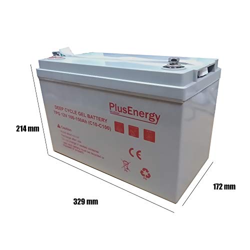 Batería Agm PlusEnergy TP150 12V 150Ah - Ciclos Profundos Batería Agm PlusEnergy TP150 12V 150Ah - Ciclos Profundos