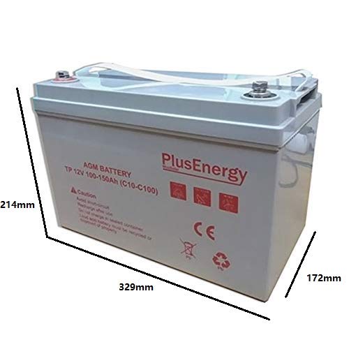 Bateria AGM/GEL PlusEnergy 12V 250AH / 150AH - Ciclo Profundo AGM 150AH Bateria AGM/GEL PlusEnergy 12V 250AH / 150AH - Ciclo Profundo AGM 150AH