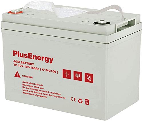 Bateria AGM/GEL PlusEnergy 12V 250AH / 150AH - Ciclo Profundo AGM 150AH