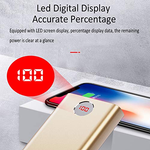 Bateria Externa 20000Mah, Alta Capacidad Power Bank con Pantalla Digital LED, 2 Salidas Cargador Portatil para iPhone Samsung Xiaomi Huawei iPad Tableta 2021 Versión Bateria Externa 20000Mah, Alta Capacidad Power Bank con Pantalla Digital LED, 2 Salidas Cargador Portatil para iPhone Samsung Xiaomi Huawei iPad Tableta 2021 Versión