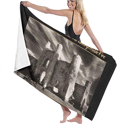 Bath Towel, BowersJ U2 The Unforgettable Fire Bath Towels Super Absorbent Beach Bathroom Towels for Gym Beach SWM SPA