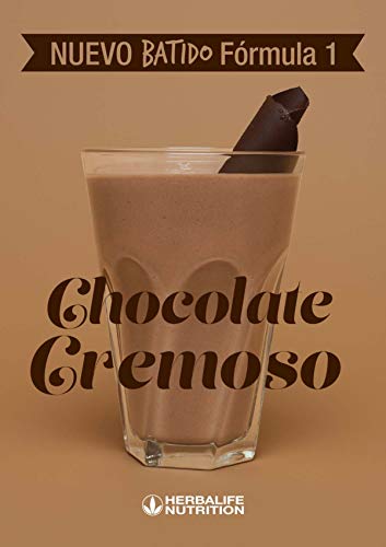 Batido Fórmula 1 Herbalife sustitutivo de comidas bajo en calorías. Rico en proteínas, vitaminas y minerales. Efecto saciante. Sabor chocolate cremoso 550 g