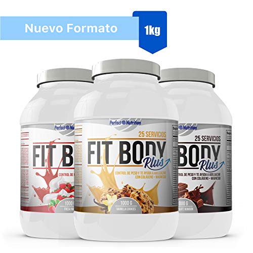 Batido sustitutivo de comida + Vaso mezclador de batido adelgazante. Pack 2 en 1 sustitutivos de comida con proteínas (Fresa - Nata 1KG)