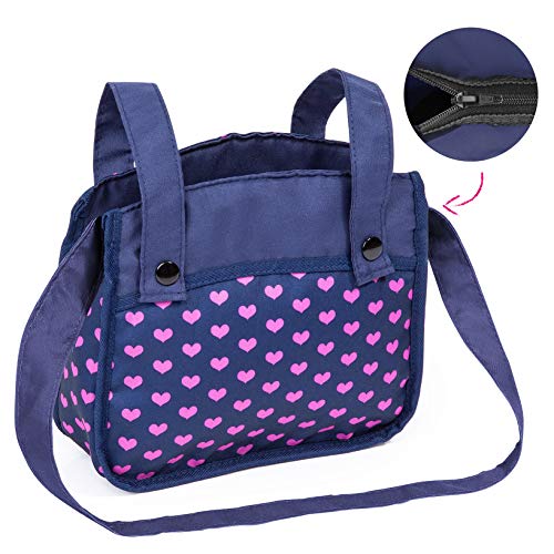 Bayer Design 18454Aa Cochecito de Muñecas "Neo Vario" Combolso Cambiador, Convertible, Plegable, Azul / Rosa