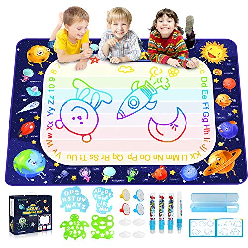 Baztoy Agua Dibujo Pintura Pizarra, Doodle Alfombra Mágica(100x70CM),Agua Doodle Estera de Agua Doodle Juguetes para Niñas 2 3 4 5 6 7 8 Años, Juguete Educativo Regalos Cumpleaños Navidad Baztoy Agua Dibujo Pintura Pizarra, Doodle Alfombra Mágica(100x70CM),Agua Doodle Estera de Agua Doodle Juguetes para Niñas 2 3 4 5 6 7 8 Años, Juguete Educativo Regalos Cumpleaños Navidad
