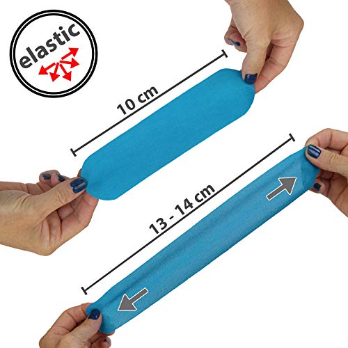 BB Sport 1 Rollo Cinta Kinesiología Tape 5 m x 5 cm Cinta Muscular E- Book Ejemplos Aplicación, Color:azul claro