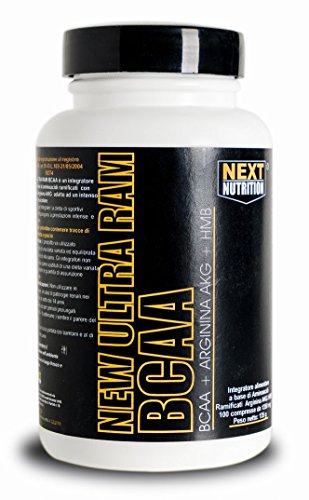 BCAA Aminoácidos Ramificados 200 Tabletas Mejoradas con HMB y Arginine AKG Fortalecimiento y Recuperación de la Masa Muscular Valina Leucina Isoleucina Suplementos Ciclismo Bodybuilding New Ultra Ram