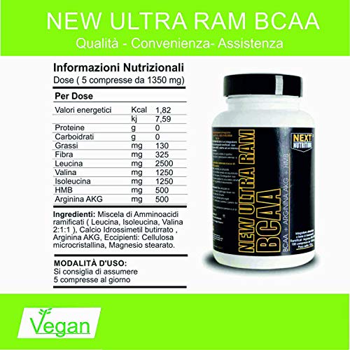 BCAA Aminoácidos Ramificados Pastillas 200 Tabletas Mejoradas con HMB y Arginine AKG Fortalecimiento y Recuperación de la Masa Muscular Valina Leucina Isoleucina Suplementos Ciclismo Bodybuilding