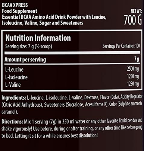 BCAA Xpress 700g cola-lime BCAA Xpress 700g cola-lime