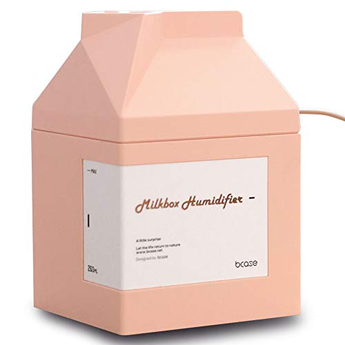 BCASE Mini Humidificador Ultrasónico, 260Ml, Difusor Sin Ruido, Forma de Caja Leche, Para Estudiante, Bebé, Yoga, SPA y Oficina, Fiestas y Cumpleaños, ROSA BCASE Mini Humidificador Ultrasónico, 260Ml, Difusor Sin Ruido, Forma de Caja Leche, Para Estudiante, Bebé, Yoga, SPA y Oficina, Fiestas y Cumpleaños, ROSA