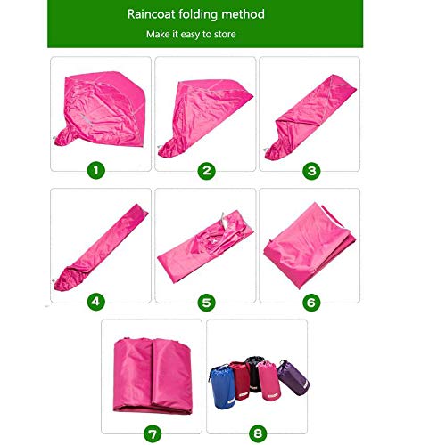 BCLGCF Poncho De Lluvia Reutilizable para Mujeres, Hombres, con Capucha Y Portátil, Gran Equipo De Lluvia para Scooter Motorizado, Silla De Ruedas Eléctrica, Bicicleta,Azul BCLGCF Poncho De Lluvia Reutilizable para Mujeres, Hombres, con Capucha Y Portátil, Gran Equipo De Lluvia para Scooter Motorizado, Silla De Ruedas Eléctrica, Bicicleta,Azul