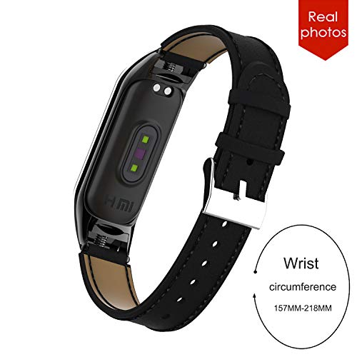 BDIG Correa de Mi Band 3 Mi Band 4 Correas Repuesto para Xiaomi Mi Band 4 Mi Band 3 (diseño de Moda Original) (PU DS, Negro) BDIG Correa de Mi Band 3 Mi Band 4 Correas Repuesto para Xiaomi Mi Band 4 Mi Band 3 (diseño de Moda Original) (PU DS, Negro)