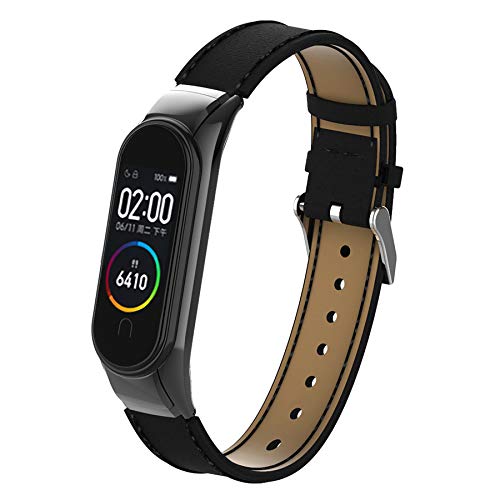 BDIG Correa de Mi Band 3 Mi Band 4 Correas Repuesto para Xiaomi Mi Band 4 Mi Band 3 (diseño de Moda Original) (PU DS, Negro) BDIG Correa de Mi Band 3 Mi Band 4 Correas Repuesto para Xiaomi Mi Band 4 Mi Band 3 (diseño de Moda Original) (PU DS, Negro)