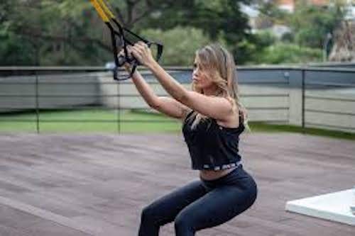 BE FIT Entrenamiento en Suspensión, Entrenador de Suspensión de Fitness, Mejora el Equilibrio y la Fuerza, Adecuado para Entrenamiento en Casa o en Aire Libre. con Correas Ajustables.