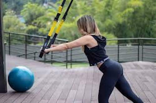 BE FIT Entrenamiento en Suspensión, Entrenador de Suspensión de Fitness, Mejora el Equilibrio y la Fuerza, Adecuado para Entrenamiento en Casa o en Aire Libre. con Correas Ajustables.