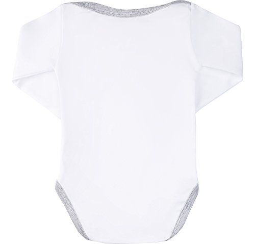 Be Mammy Lote de 2 Body Ropa Bebé Niño Race 2101 (74, Gris + Blanco Perro) Be Mammy Lote de 2 Body Ropa Bebé Niño Race 2101 (74, Gris + Blanco Perro)