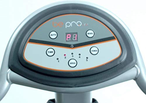 BE PRO Plataforma Vibratoria Elíptica de Fitness. Máquina para Ejercicios Musculares. Niveles de Velocidad.Fácil de Usar