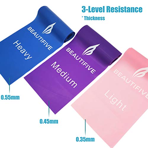 Beautifive Gomas Elasticas Fitness, Juego de 3 Mini Bandas Elasticas de Resistencia, Cintas Elasticas Musculacion para Fisioterapia, Rehabilitación, Yoga, Pilates y Entrenamiento de Fuerza Beautifive Gomas Elasticas Fitness, Juego de 3 Mini Bandas Elasticas de Resistencia, Cintas Elasticas Musculacion para Fisioterapia, Rehabilitación, Yoga, Pilates y Entrenamiento de Fuerza
