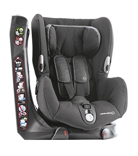 Bébé Confort Axiss Silla infantil giratoria para coche del grupo 1, ajuste extraseguro, reclinable, 9 meses - 4 años, 9 - 18 kg, Triangle Black