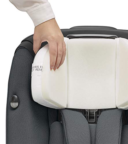 Bebe Confort Axissfix Plus - Asiento de coche Isofix 0-18 kg, giratorio 360°, reclinable, con cojín reductor para recién nacidos sillita para coche Authentic Graphite Bebe Confort Axissfix Plus - Asiento de coche Isofix 0-18 kg, giratorio 360°, reclinable, con cojín reductor para recién nacidos sillita para coche Authentic Graphite