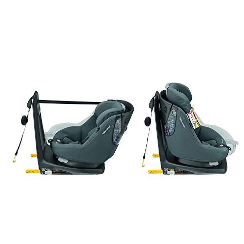 Bebe Confort Axissfix Plus - Silla de coche Isofix 0-18 kg, giratoria 360°, reclinable, homologada I-Size, para niños de 0 a 4 años sillita para coche Authentic Graphite Bebe Confort Axissfix Plus - Silla de coche Isofix 0-18 kg, giratoria 360°, reclinable, homologada I-Size, para niños de 0 a 4 años sillita para coche Authentic Graphite