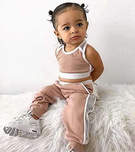 BebƩ NiƱas PequeƱas Ropa Deportiva 2 Piezas Conjunto de Deporte Crop Top Camiseta Corta sin Manga Pantalones Largos/Cortos Shorts 2 PCS Traje de Moda ChƔndal Verano para Yoga Fitness Rosa 3-4 AƱos BebƩ NiƱas PequeƱas Ropa Deportiva 2 Piezas Conjunto de Deporte Crop Top Camiseta Corta sin Manga Pantalones Largos/Cortos Shorts 2 PCS Traje de Moda ChƔndal Verano para Yoga Fitness Rosa 3-4 AƱos