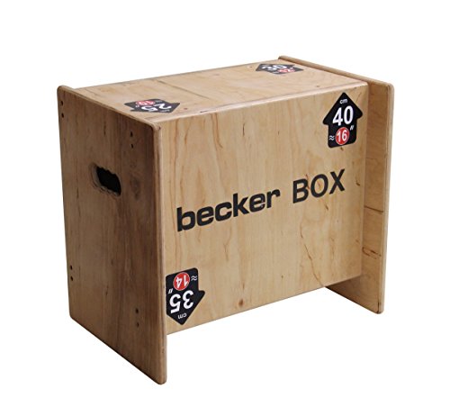 Becker-Sport Germany Becker Box XS - Primero en el mundo, CAJA 5 en 1, (BSG 28951) caja plyo única con 5 alturas de salto