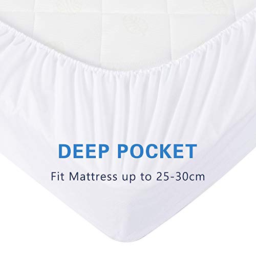 Bedecor Algodón Protector de colchón 135x190cm,Impermeable y Transpirable, Hipoalergénico Bedecor Algodón Protector de colchón 135x190cm,Impermeable y Transpirable, Hipoalergénico