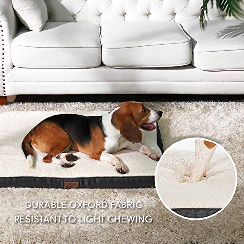 Bedsure Cama Perro Extra Grande Ortopédica - Colchón Perro Lavable Verano XL, Desenfundable con Espuma De Caja De Huevos, 112x81x7.6 cm Bedsure Cama Perro Extra Grande Ortopédica - Colchón Perro Lavable Verano XL, Desenfundable con Espuma De Caja De Huevos, 112x81x7.6 cm
