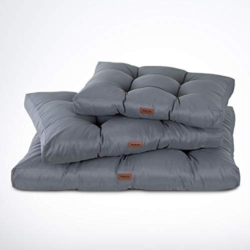 Bedsure Camas para Perros Grandes Impermeable - Colchón Perro Lavable y Suave, L 91x68x10 cm, Gris Bedsure Camas para Perros Grandes Impermeable - Colchón Perro Lavable y Suave, L 91x68x10 cm, Gris