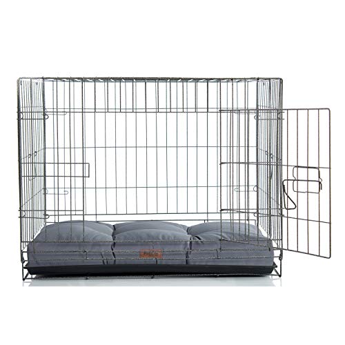 Bedsure Camas para Perros Grandes Impermeable - Colchón Perro Lavable y Suave, L 91x68x10 cm, Gris