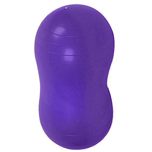 Beetest Pelota de Gimnasia Cacahuete Forma Anti-Burst Balón Fitness Pelota cómoda Durable Adelgazar Ejercicio Gimnasio Rehabilitación Formación Bola de la Yoga para Mujer Hombres niños Ancianos