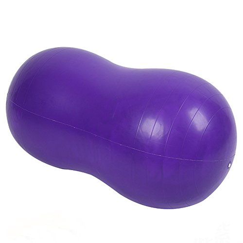 Beetest Pelota de Gimnasia Cacahuete Forma Anti-Burst Balón Fitness Pelota cómoda Durable Adelgazar Ejercicio Gimnasio Rehabilitación Formación Bola de la Yoga para Mujer Hombres niños Ancianos