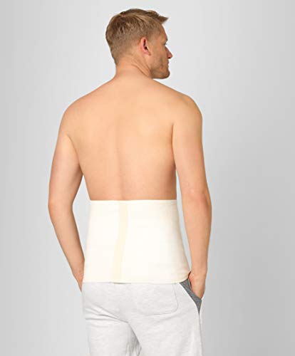 ®BeFit24 Faja Tubular Termica Lumbar Calor Elástico para Mujer y Hombre - Cinturon Termico de Lana de Angora y de Merino [ Size 3 ]