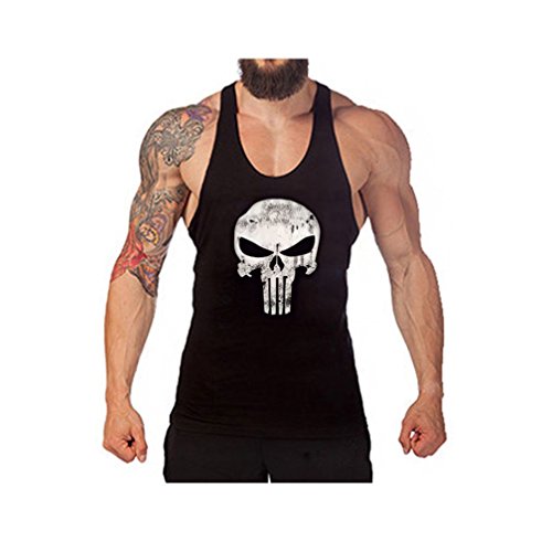 Befox Camisetas De Tirantes Deportivo Gimnasio Fitness Running Tops Camisetas T-Shirts Chaleco Suelto para Hombre Befox Camisetas De Tirantes Deportivo Gimnasio Fitness Running Tops Camisetas T-Shirts Chaleco Suelto para Hombre
