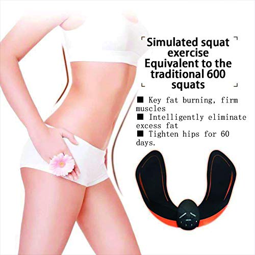 BEIAKE Tarificación Inteligente Inalámbrico EMS Las Nalgas De La Cadera Entrenador Abdominal ABS Estimulador Aptitud Corporal Adelgazante Masajeador Eléctrico Estimulador Muscular USB