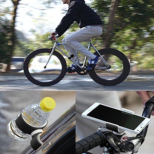 Beileer - Soporte en horquilla universal para teléfono móvil para Smartphones iPhone 6 6s plus Samsung Galaxy o botellas de agua para motocicleta o bicicleta