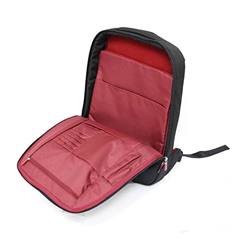 Belkin Active Pro - Mochila para Ordenador portátil de 17'', Negro/Rojo