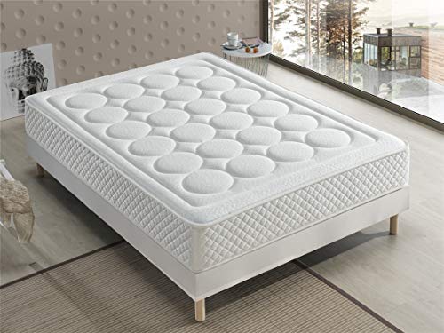Bellavista Home Ibiza - Colchón Viscoelástico, 20 cm de Altura, 90x190, Firmeza Media Bellavista Home Ibiza - Colchón Viscoelástico, 20 cm de Altura, 90x190, Firmeza Media